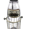 Antiques 1890’s Jersey Cream Soda Fountain Syrup Bottle With Cage