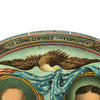 Antique Oval McKinley Roosevelt Jugate Campaign Advertising Tray