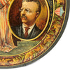 C. 1900 McKinley Roosevelt Tin Litho Jugate Advertising Tray 