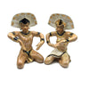 Vintage 1950’s Pair of Asian Ceramic Figurines