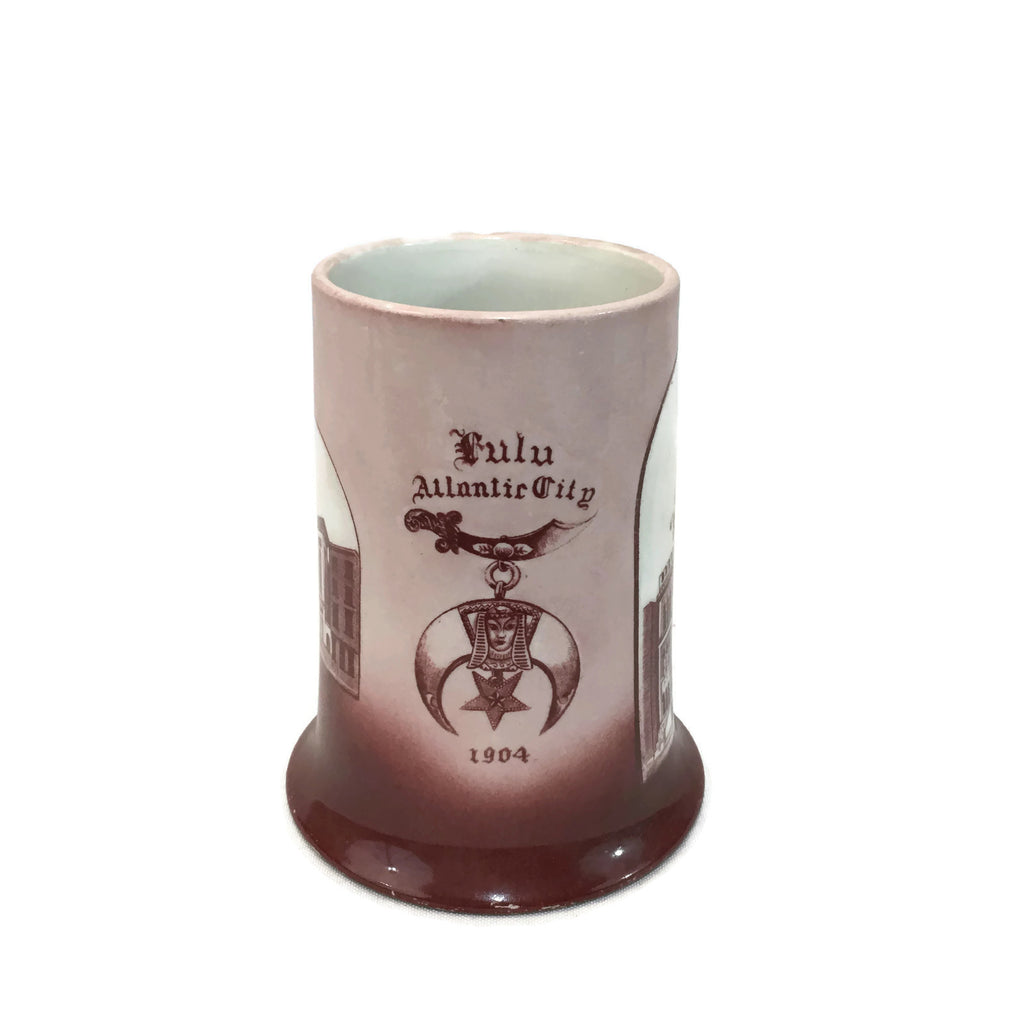 Antique Circa 1904 Lulu Temple Beer Mug