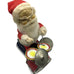 Vintage Battery Santa Playing Drums Toy (As Is)