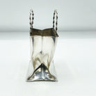 Vintage Hand Made Cartier Sterling Silver Mini Shopping Bag Pen Holder