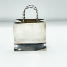Vintage Hand Made Cartier Sterling Silver Mini Shopping Bag Pen Holder