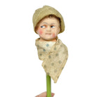 Vintage 1920’s-30’s Side Eye Doll Head Wig/ Hat Stand