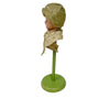Vintage 1920’s-30’s Side Eye Doll Head Wig/ Hat Stand