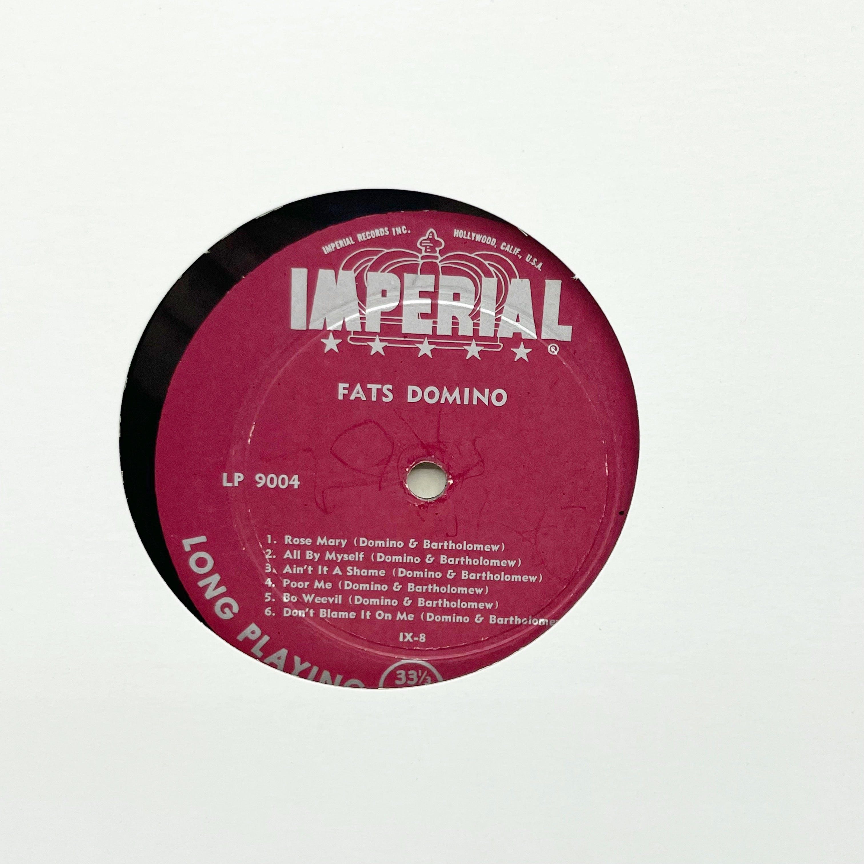 Vintage Rock and Rollin’ With Fats Domino 1956 Record
