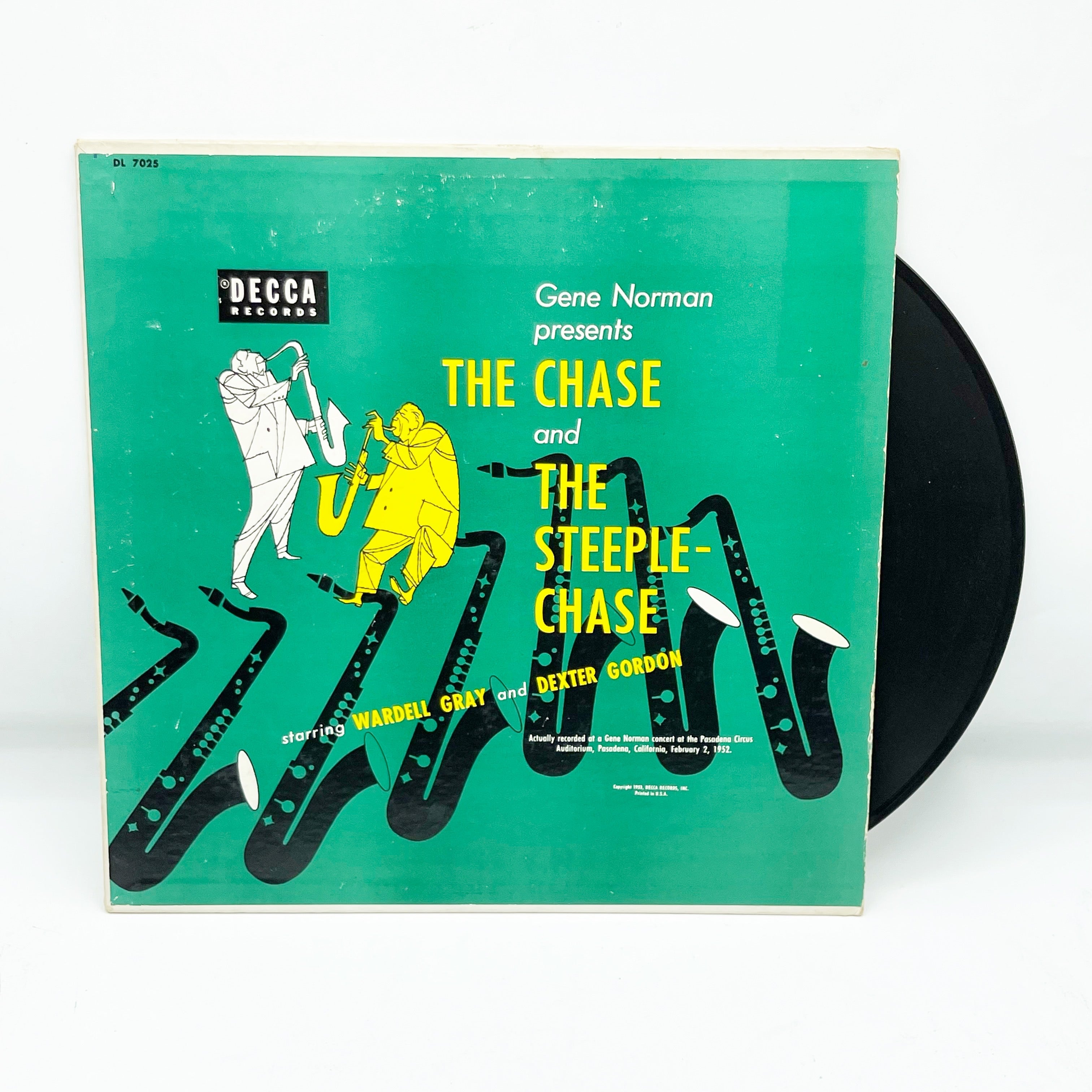 Vintage 1952 Wardell Gray Dexter Gordan The Chase Record Album