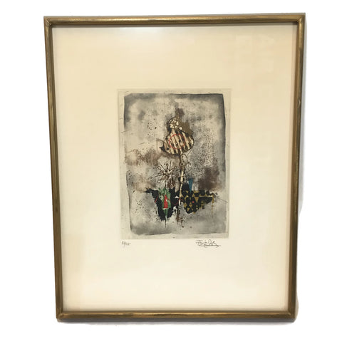 Vintage Johnny Friedlander Etching Signed & Numbered