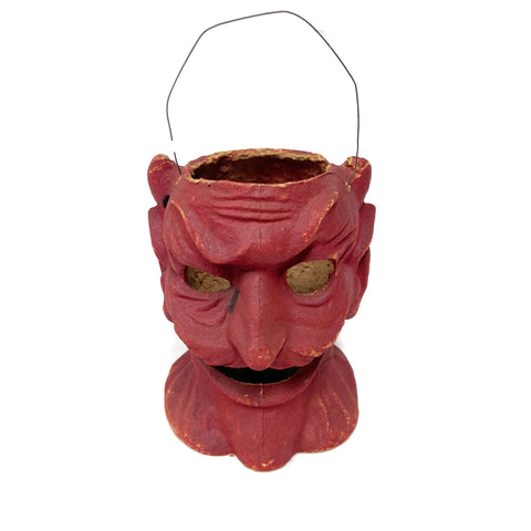 Vintage 1900’s-1940’s Antique Halloween Devil Lantern