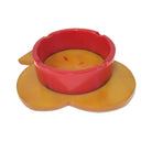Butterscotch & Red Bakelite Club Ashtray