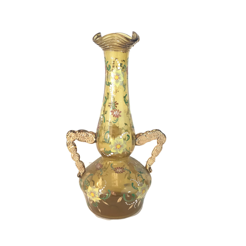 Venetian Style Handblown Floral Vase