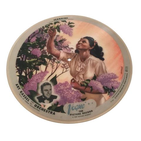 Vintage Vogue Art Kassell Picture Disk Record