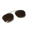 Vintage Pair of Ray Ban Clip On Lens's With Leather Case