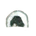 Vintage Green & White Geode Sliced Bookends