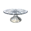 Clear Glass Victorian Cake Stand Circa 1900's