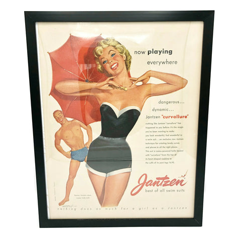 Framed Original Jantzen Advertisement