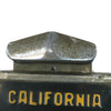 Vintage Black California License Plate With Frame