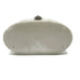 Vintage Clear & White Marbled Lucite Purse