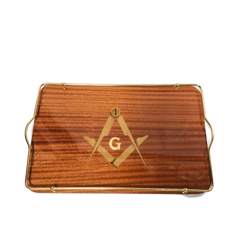 Freemason Masonic Serving Tray