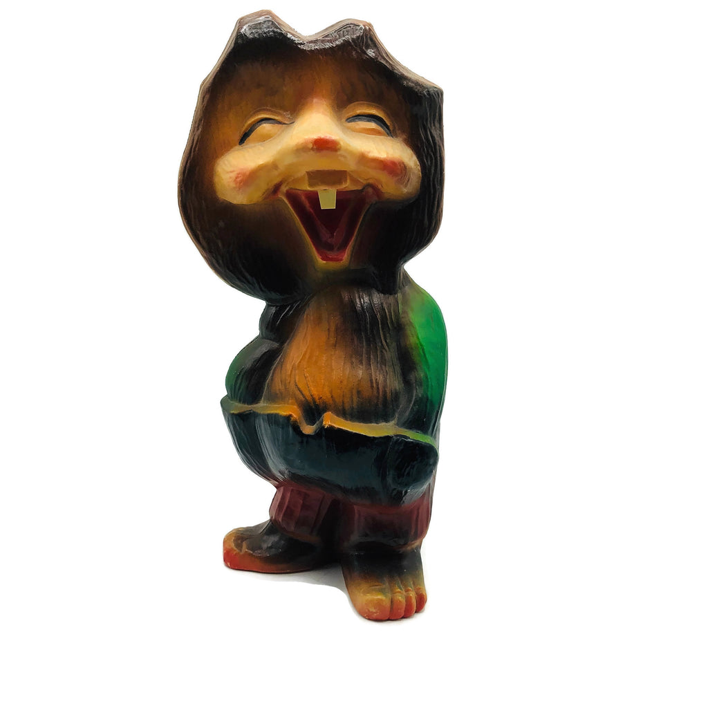 Available is a vintage Plastic Norwegian  Gnome Troll Figurine