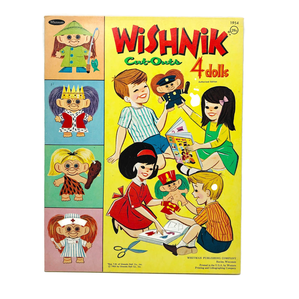 Whitman Wishink Cut-Out Doll Booklet