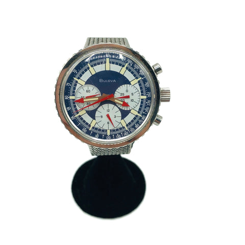 Vintage Original Bulova Stars and Stripes 1970’s Chronograph Watch