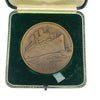 Vintage R.M.S. Queen Mary 1936 Bronze Medallion In Box
