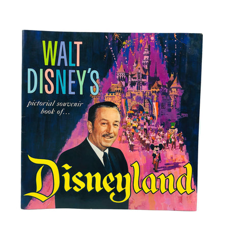 Vintage 1965 Walt Disney’s Pictorial Souvenir Book Of Disneyland