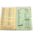 Vintage 1957 Malibu California Phone Directory Book
