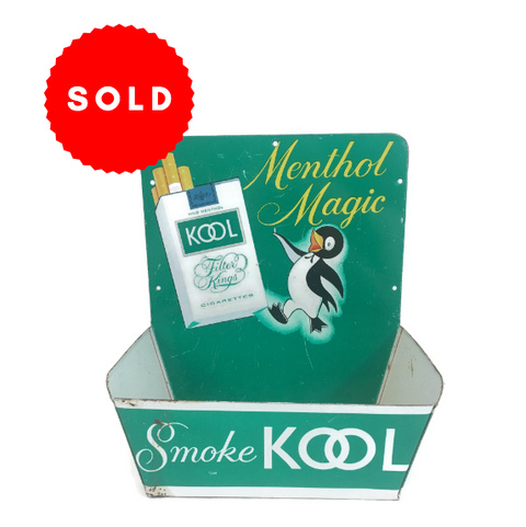 Vintage Kool Cigarettes Menthol Magic Cigarettes Display