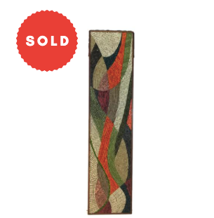 Mid Century 1950's Mosaic Wall Plaque Abstract Art Piece