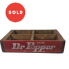 Vintage Wooden Dr. Pepper Soda Crate