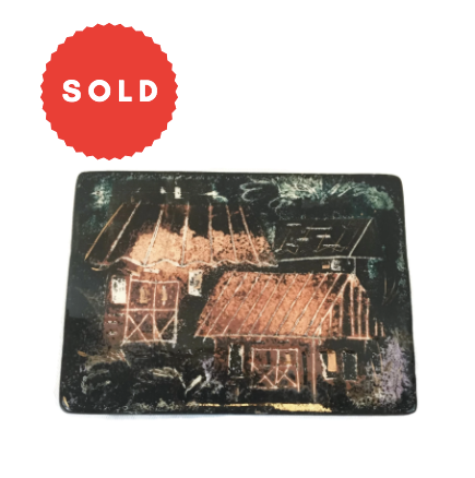 Vintage Sascha Brastoff Ceramic Box