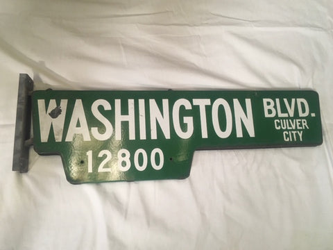 Washington Blvd Street Sign