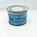Vintage Ben-Her Rare Blue Label 1lb Coffee Can