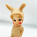 Vintage Baby Dressed as Bunny Squeak Toy