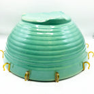 Vintage 14” Bauer Footed 1930’s Punch Bowl