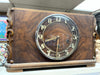 Art Deco Burl Wood Case Mantel Clock