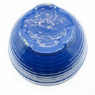 Vintage 1930’s Bauer Pottery Royal Blue Footed Salad/ Punch Bowl