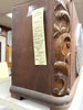 Art Deco Burl Wood Case Mantel Clock
