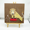 Vintage Circus Lion Mosaic Plaque