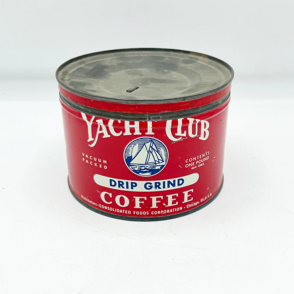 Vintage Yacht Club 1lb Coffee Can